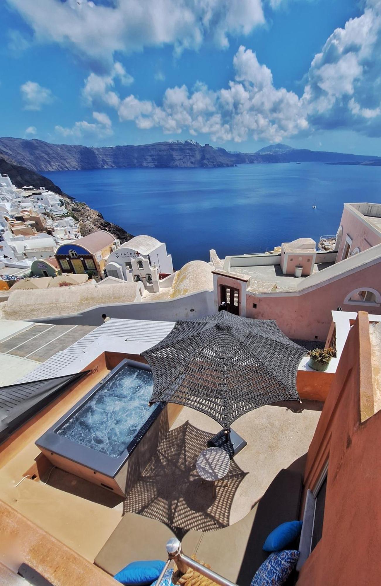 Villa Oasis Oia With Caldera View Exterior photo